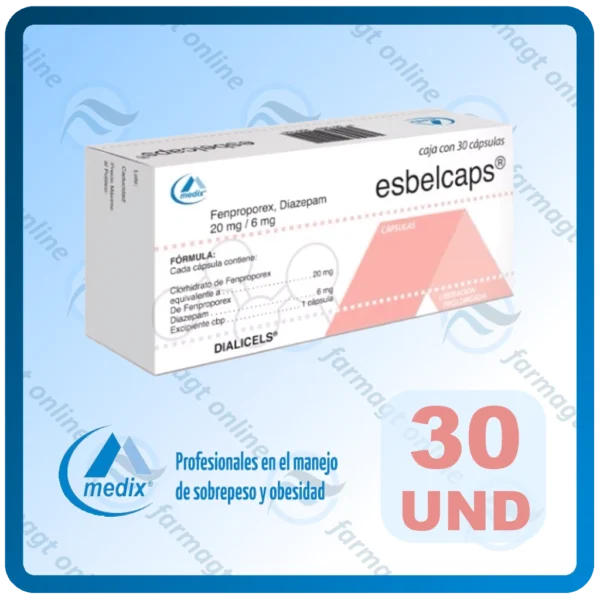 Esbelcaps Labs Medix - Caja de 30 Tabs