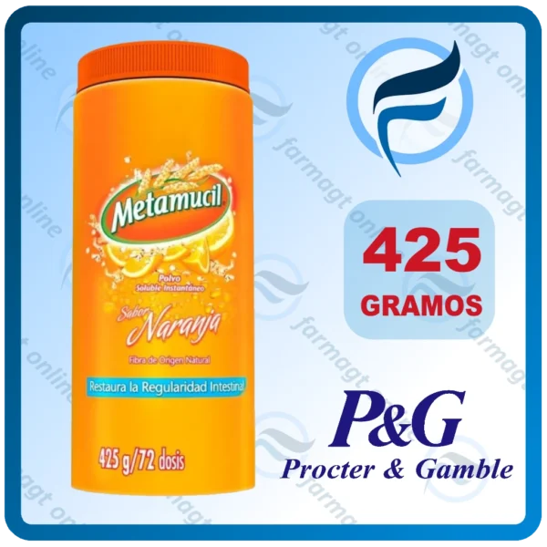 Metamucil Naranja 425 gramos - Guatemala