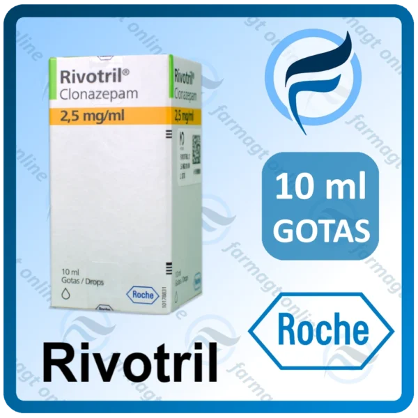 Rivotril Clonazepam Gotas 2.5mg