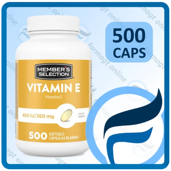 Vitamina E - 500 Gelcaps