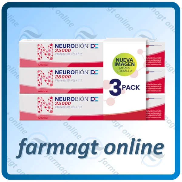NEUROBION 25,000 DC 3 INYECCIONES